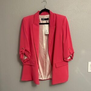 NWT: Zara Pink Blazer for Women